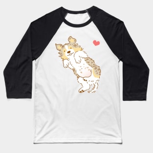 Puppy Belly Baseball T-Shirt